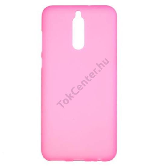 GOOGLE Pixel 2 Telefonvédő gumi / szilikon (matt, fényes keret) RÓZSASZÍN	