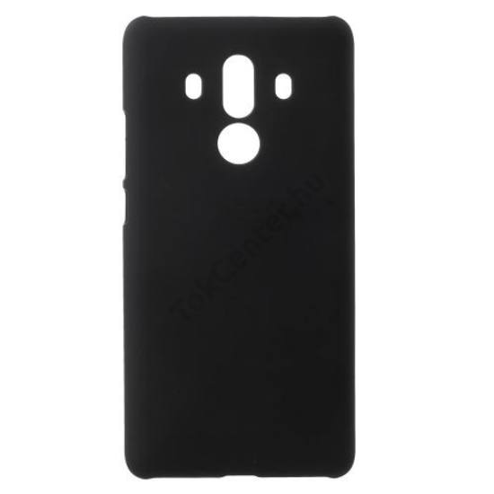 HUAWEI Mate 10 Pro Műanyag telefonvédő (gumírozott) FEKETE	