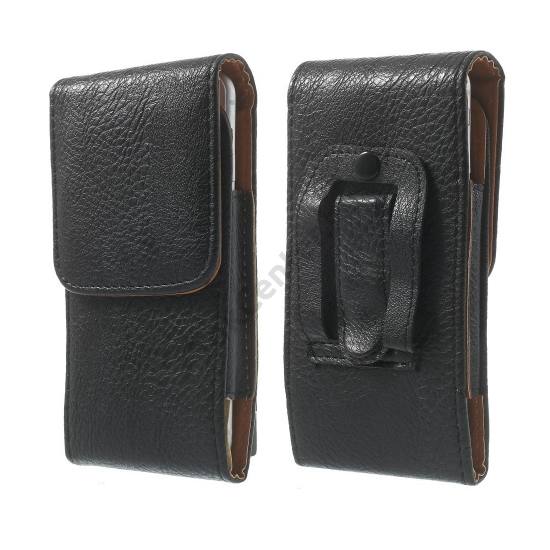 Tok álló, bőr (FLIP, övre fűzhető, övcsipesz, 4.7