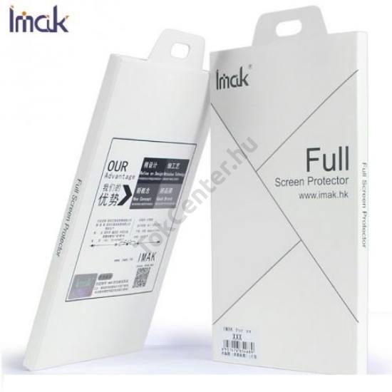 Apple iPhone X 5.8 / Apple iPhone XS 5.8 IMAK védőfólia (2 db, csak hátsó, full screen, íves részre, öngyógyító, 0.15mm vékony) átlátszó