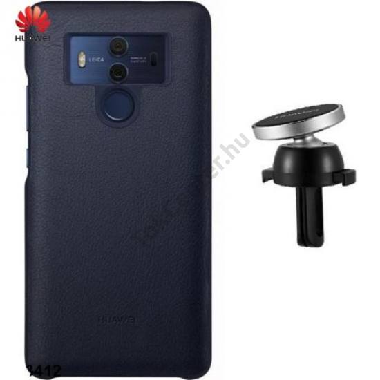 HUAWEI Mate 10 Pro Kezdőcsomag (műanyag telefonvédő, AF13 gépkocsi / autó tartó) SÖTÉTKÉK	