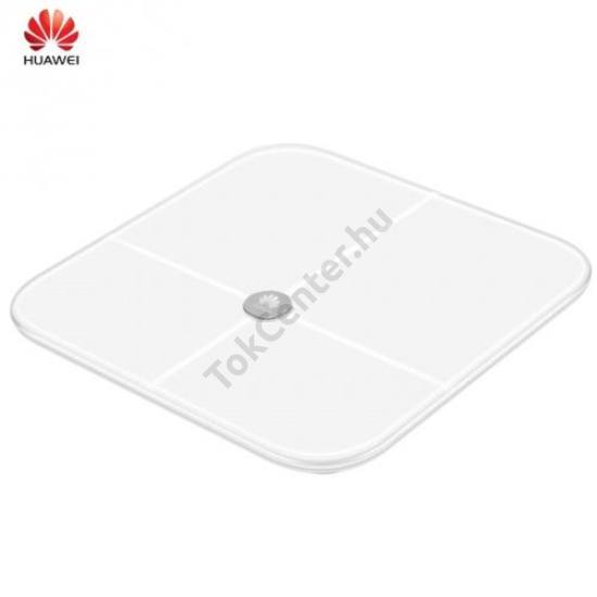 HUAWEI SMART SCALE okosmérleg (testtömegindex / BIA kijelzés, Bluetooth 4.1, Android 4.4 / iOS 8.0 vagy újabb) FEHÉR (AH100)