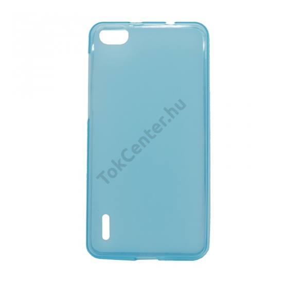 Huawei Honor 6 Telefonvédő gumi / szilikon (fényes keret) KÉK