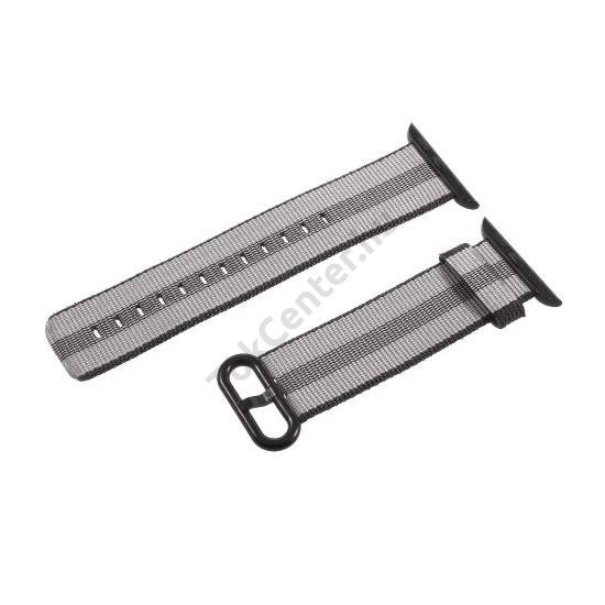 Pótszíj (textil) SZÜRKE Apple Watch Series 1/2/3 42mm	