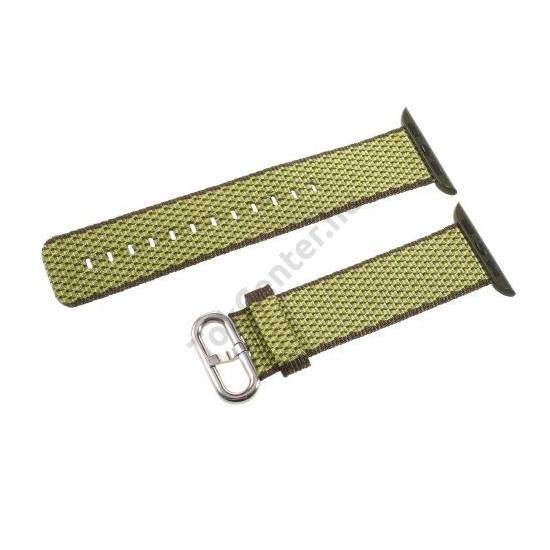 Pótszíj (textil) ZÖLD Apple Watch Series 1/2/3 42mm	