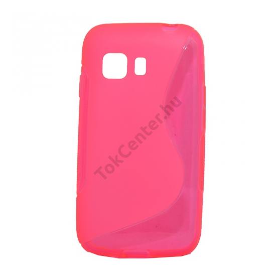 Samsung Galaxy Young 2 (SM-G130) Telefonvédő gumi / szilikon (S-line) RÓZSASZÍN