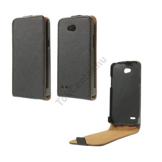 LG L80 (D380) Tok álló (FLIP, mágneses) FEKETE