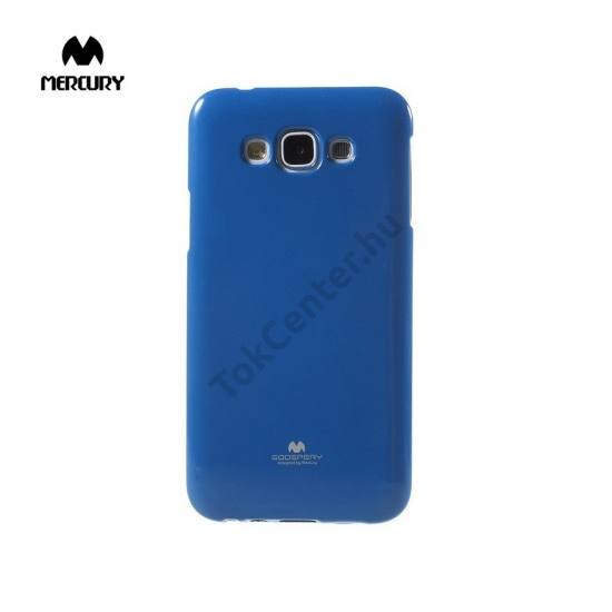 Samsung Galaxy E7 (SM-E700) MERCURY Goospery telefonvédő gumi / szilikon (csillámporos) KÉK