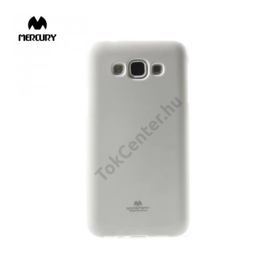 Samsung Galaxy E7 (SM-E700) MERCURY Goospery telefonvédő gumi / szilikon (csillámporos) FEHÉR