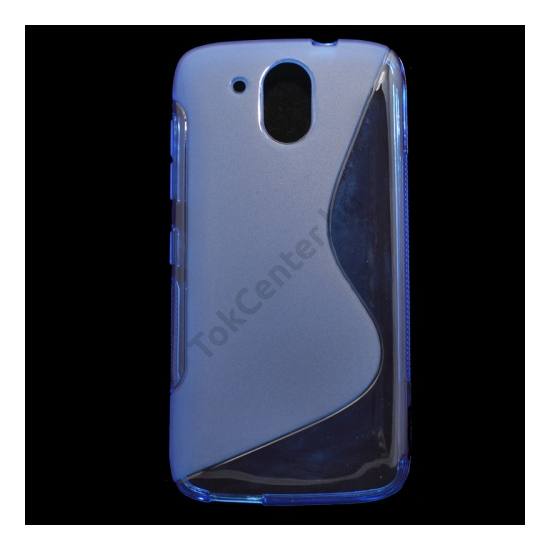 HTC Desire 526G+  Telefonvédő gumi / szilikon (S-line) KÉK