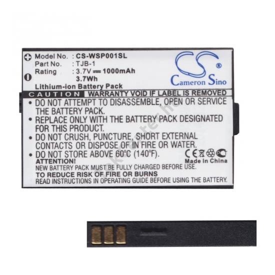 Akku 1000 mAh LI-ION (TJB-1 kompatibilis) Binatone B200 / B220 / SpeakEasy Mobile Plus	