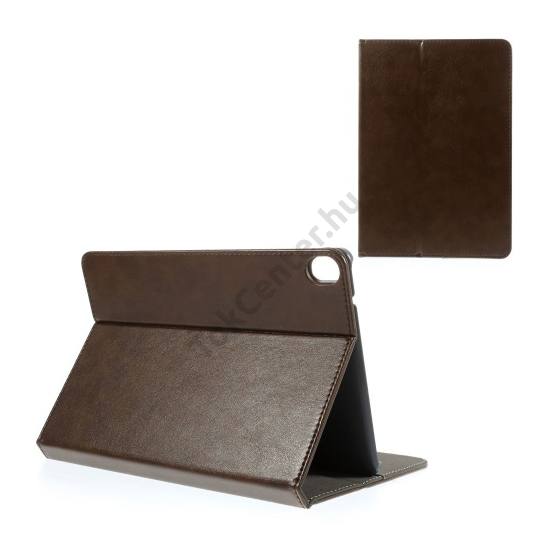 HTC Nexus 9 Tok álló, bőr (FLIP, oldalra nyíló, asztali tartó funkció, kézi tartópánt) BARNA