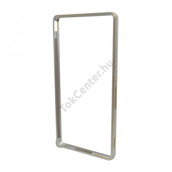 Sony Xperia M4 Aqua (E2303) Telefonvédő alumínium keret (BUMPER) EZÜST