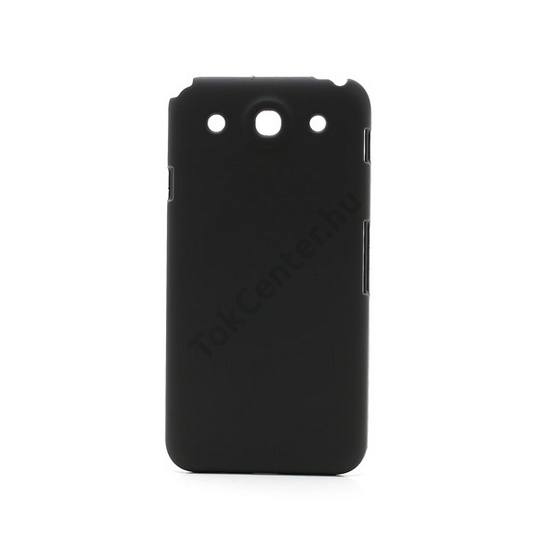 LG Optimus G Pro (E985) Műanyag telefonvédő gumírozott FEKETE