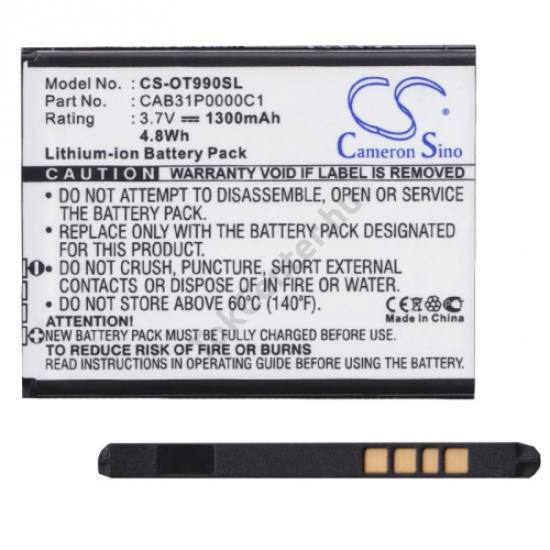 Akku 1300 mAh LI-ION (CAB31P0000C1 kompatibilis)