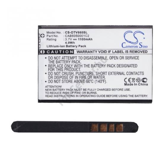 Vodafone Smart II Akku 1100 mAh LI-ION (CAB6050001C2 kompatibilis)