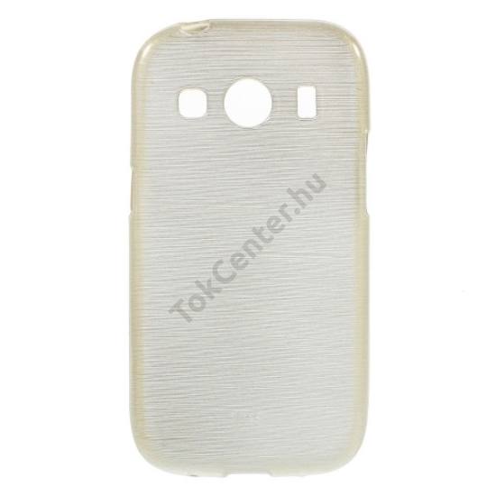 Samsung Galaxy Ace 4 LTE (SM-G357FZ) Telefonvédő gumi / szilikon (szálcsiszolt mintázat) ARANY
