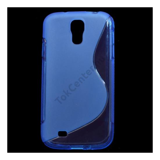 Samsung Galaxy S IV. (GT-I9500) Telefonvédő gumi / szilikon (S-line) KÉK