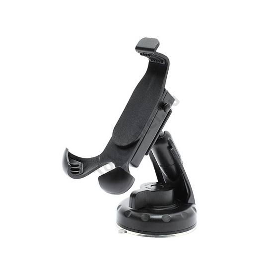 UNIV gépkocsi / autó tartó (tapadókorongos, állítható) FEKETE