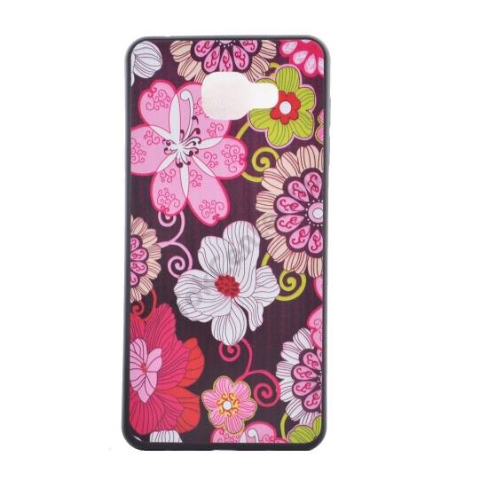Samsung Galaxy A5 (2016) (SM-A510F) Telefonvédő gumi / szilikon (virágminta) SZÍNES