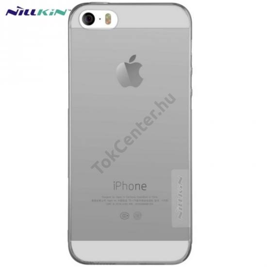 NILLKIN NATURE telefonvédő gumi / szilikon (0.6 mm, ultravékony) SZÜRKE Apple iPhone 5 / 5S / SE 