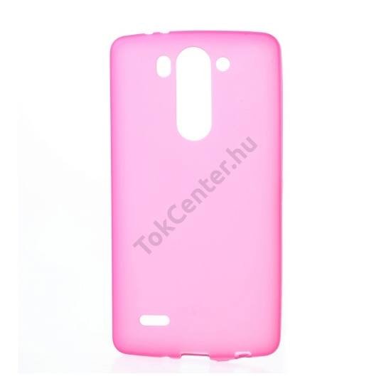 LG G3 S (D722) Telefonvédő gumi / szilikon RÓZSASZÍN