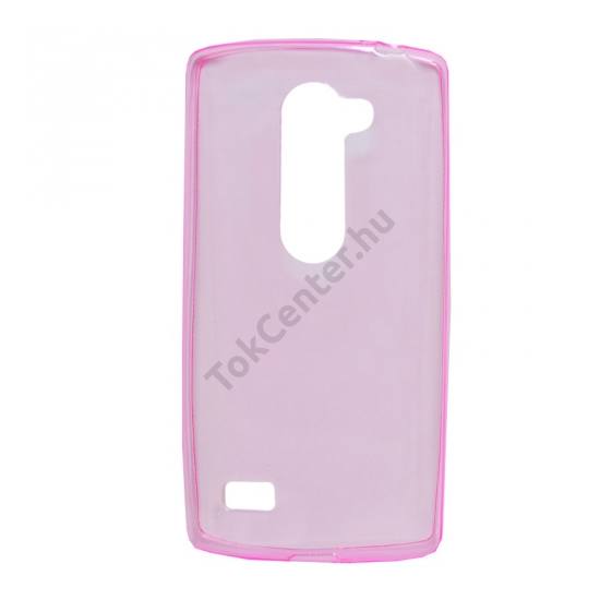 LG Leon (C50)  Telefonvédő gumi / szilikon (ultravékony) RÓZSASZÍN