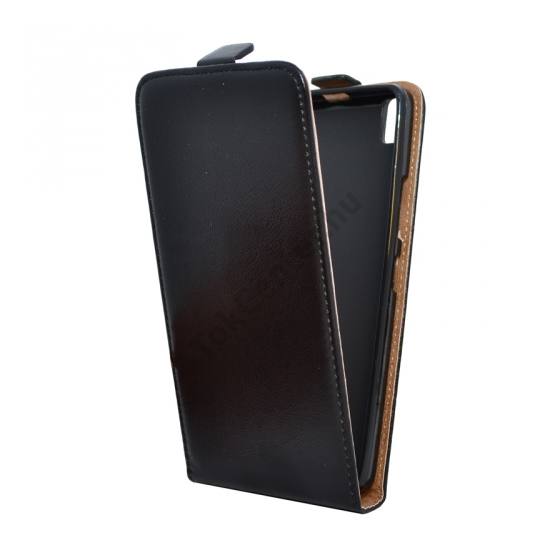 Lenovo A7000 Tok álló, bőr (FLIP, mágneses) FEKETE