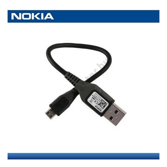 Adatátvitel adatkábel és töltő (microUSB, 20 cm) FEKETE (CA-101D)
