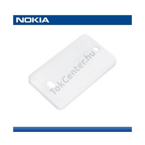 Nokia 501 Asha Műanyag telefonvédő FEHÉR