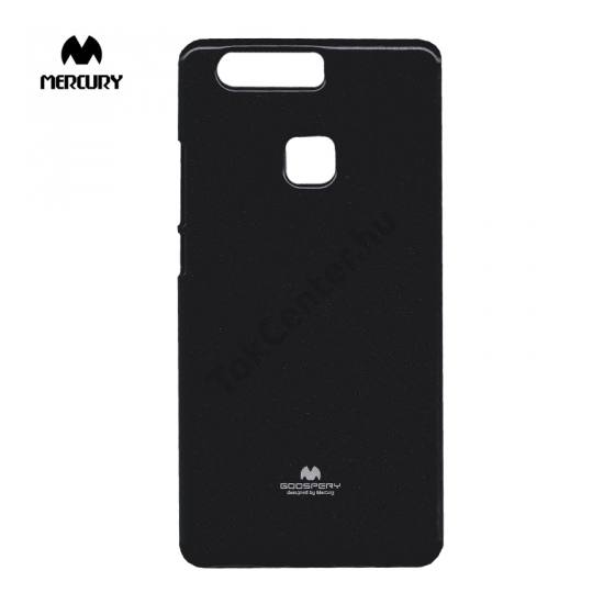 Huawei P9 Plus MERCURY Goospery telefonvédő gumi / szilikon (csillámporos) FEKETE