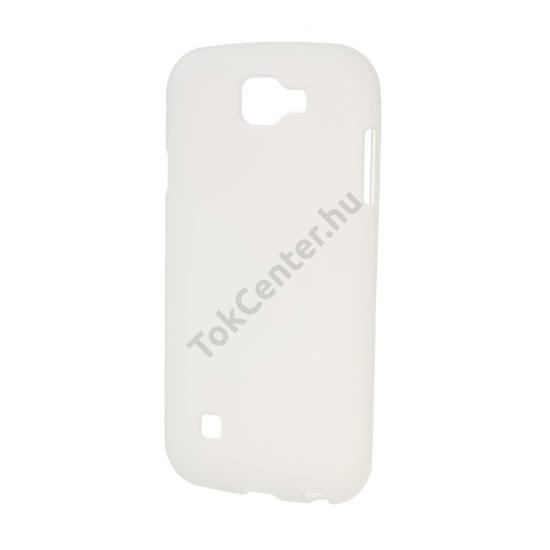 LG K3 (K100) Telefonvédő gumi / szilikon (fényes keret) ÁTLÁTSZÓ LS450 USA modelhez!