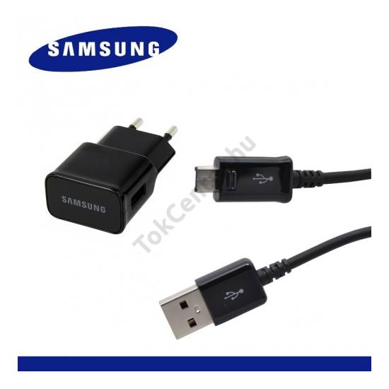 Hálózati töltő USB aljzat (microUSB, 5V / 2000 mA, ECB-DU4EBE kábel) FEKETE