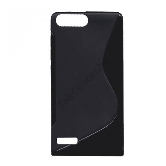 Huawei Ascend G6 LTE 4G Telefonvédő gumi / szilikon (S-line) FEKETE