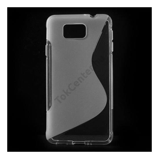 Samsung Galaxy Alpha (SM-G850) Telefonvédő gumi / szilikon (S-line) ÁTLÁTSZÓ