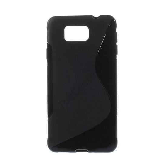 Samsung Galaxy Alpha (SM-G850) Telefonvédő gumi / szilikon (S-line) FEKETE