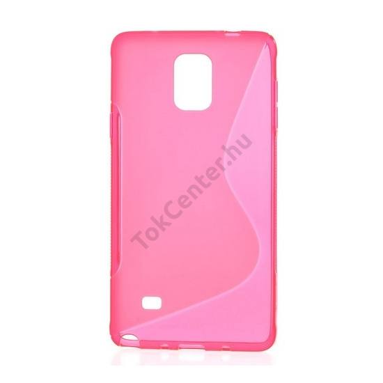 Samsung Galaxy Note 4. (SM-N910C) Telefonvédő gumi / szilikon (S-line) RÓZSASZÍN