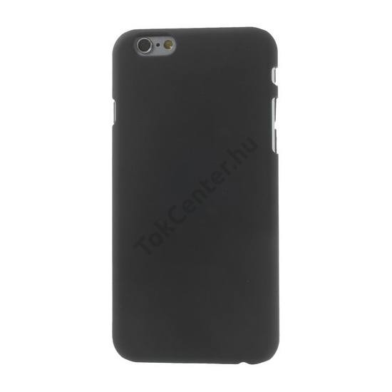 Apple iPhone 6 4.7`` Műanyag telefonvédő gumírozott FEKETE