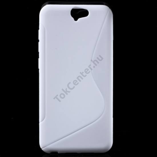 HTC One A9 Telefonvédő gumi / szilikon (S-line) FEHÉR