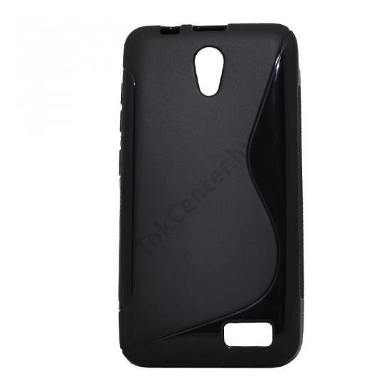 Lenovo A319 Telefonvédő gumi / szilikon (S-line) FEKETE