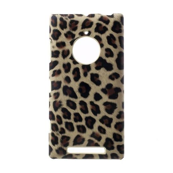 Nokia Lumia 830 Műanyag telefonvédő LEOPÁRDMINTA