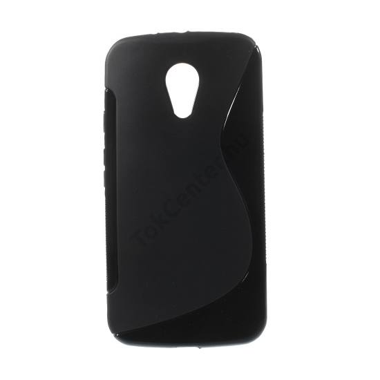 Motorola Moto G2 (XT1063) Telefonvédő gumi / szilikon (S-line) FEKETE