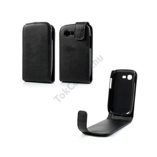 Samsung Galaxy Pocket Neo (GT-S5310) Tok álló, bőr (FLIP, mágneses) FEKETE