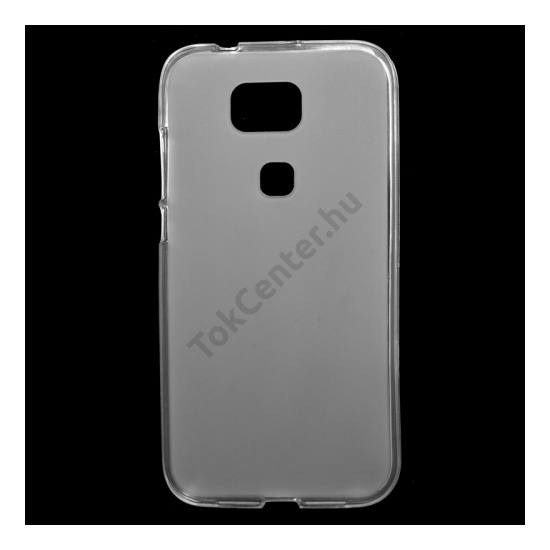 Huawei G8 Telefonvédő gumi / szilikon (fényes keret) ÁTLÁTSZÓ