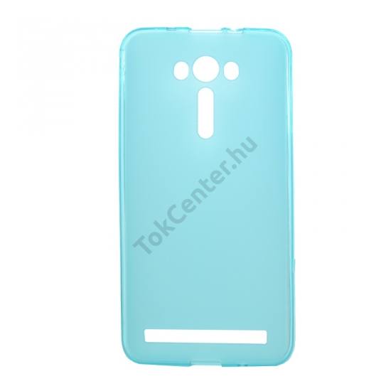 Asus Zenfone 2 Laser (ZE550KL) Telefonvédő gumi / szilikon (fényes keret) KÉK