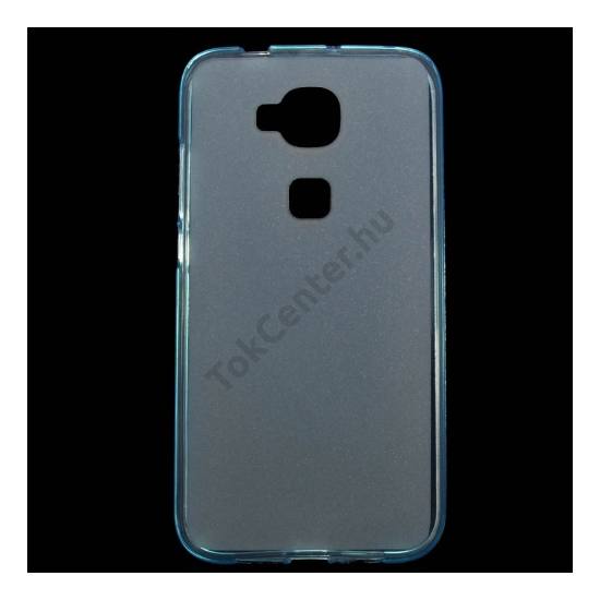 Huawei G8 Telefonvédő gumi / szilikon (fényes keret) KÉK