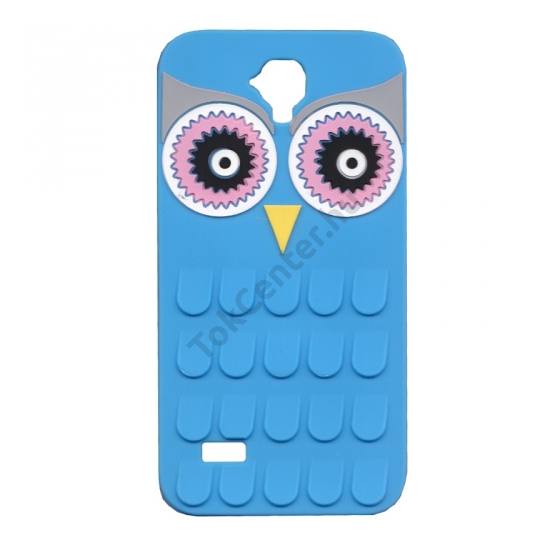 Huawei Y5 (Y560) Telefonvédő gumi / szilikon (3D, bagolyminta) KÉK