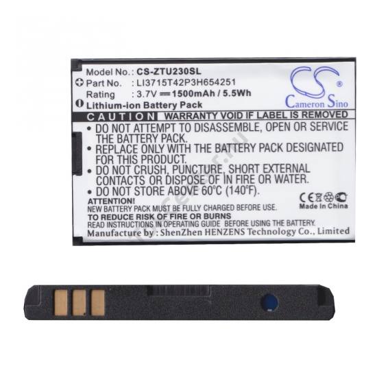 ZTE Arizona Akku 1500 mAh LI-ION (LI3715T42P3h654251 kompatibilis)