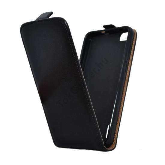 Huawei Honor 6 Tok álló, bőr (FLIP, mágneses) FEKETE