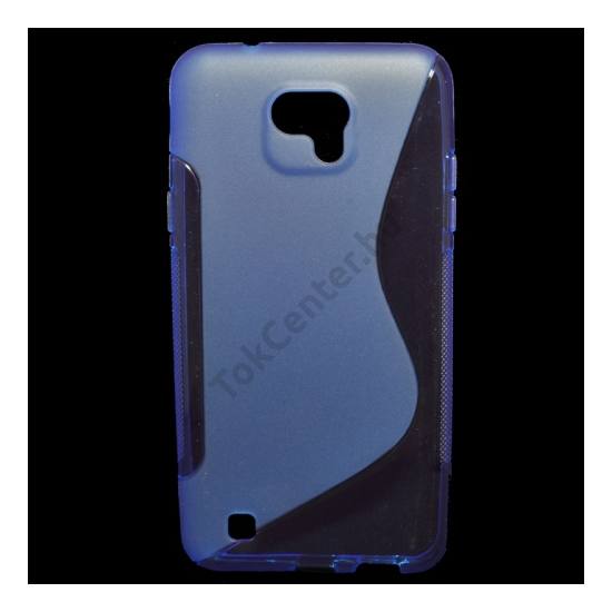 LG X Cam Telefonvédő gumi / szilikon (S-line) KÉK